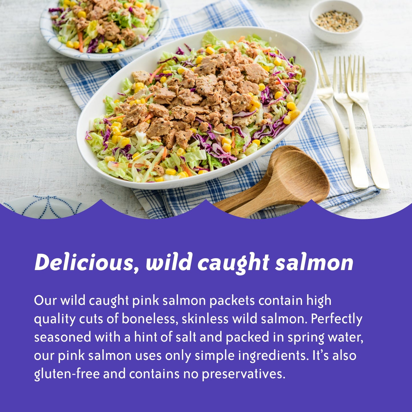 Chicken of the Sea Wild Caught Alaskan Pink Salmon in Spring Water Packet 2.5 oz
