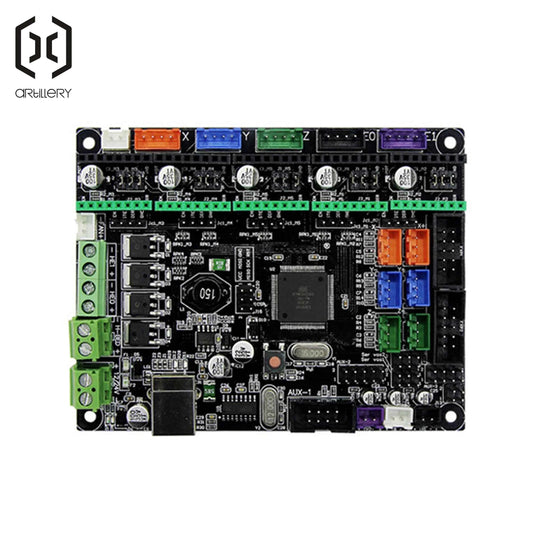 The 8-bit motherboard is used for 3D printers, Artillery Sidewinder X1, and Genius supports other brands of printers