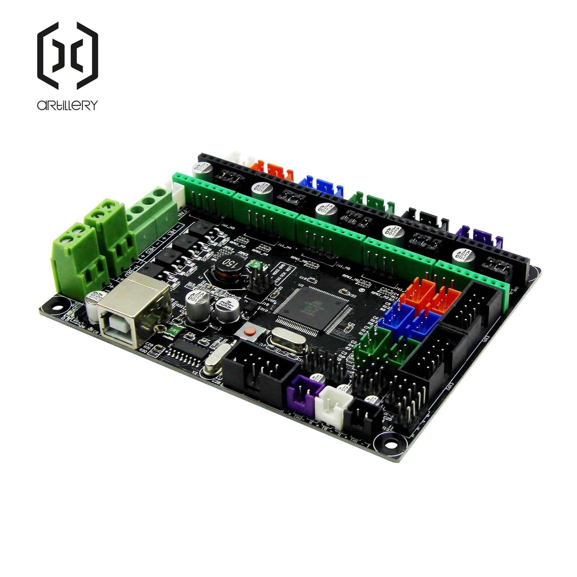 The 8-bit motherboard is used for 3D printers, Artillery Sidewinder X1, and Genius supports other brands of printers