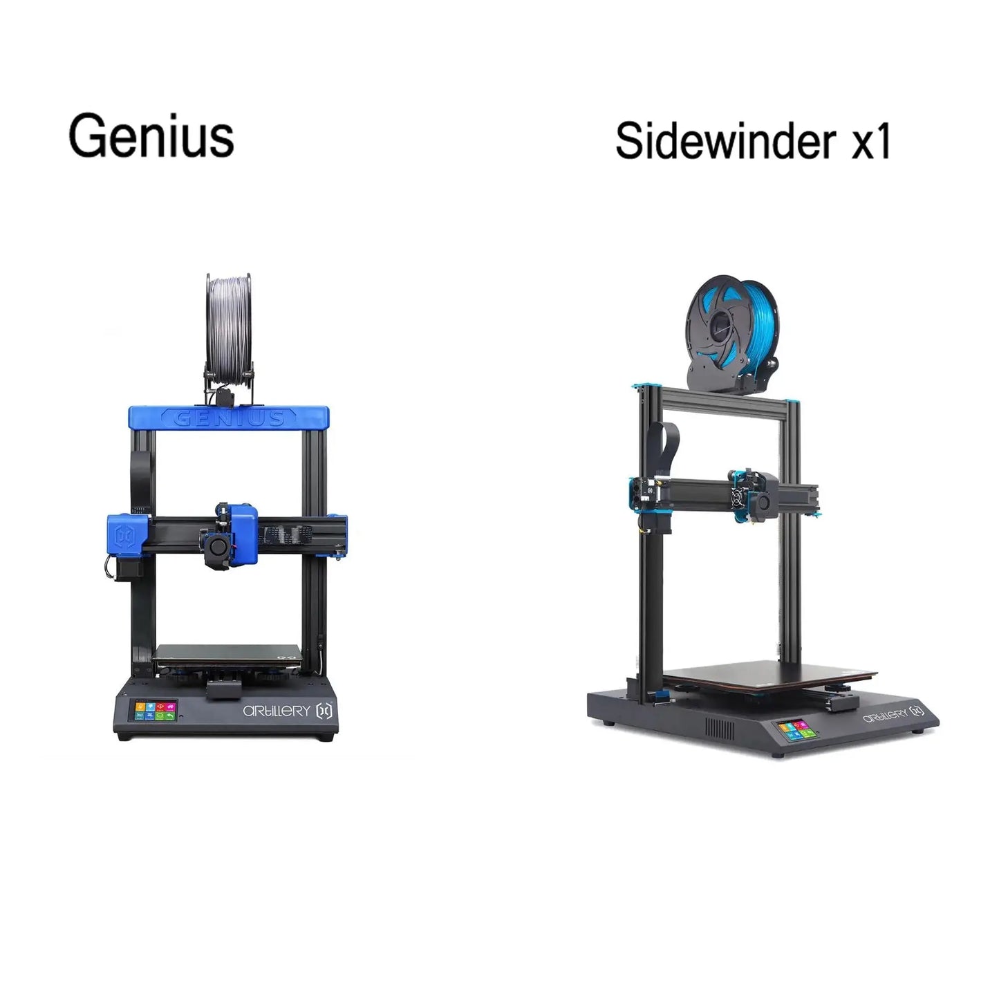 The 8-bit motherboard is used for 3D printers, Artillery Sidewinder X1, and Genius supports other brands of printers